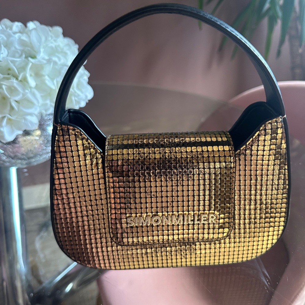 Simon Miller Shimmering Gold Shoulder Bag